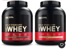 Optimum Nutrition Gold Standard 100% Whey Chocolate 1.67kg and Vanilla 1.62kg pr