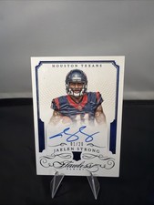 Jaelen Strong 2015 Panini Flawless Rookie Auto /20 On Card RA-JS RC. rookie card picture