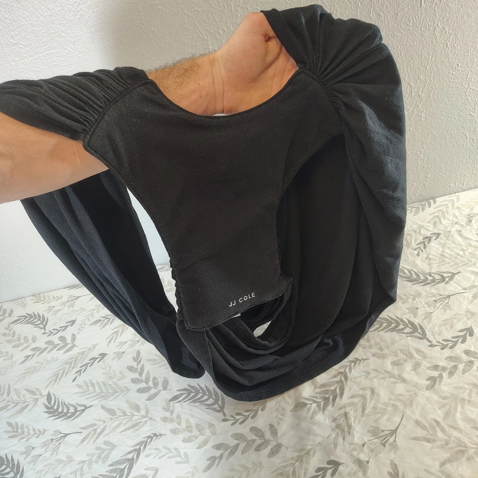 Portabebés JJ Cole Agility Flex Stretch Carrier 2 Posiciones 8-35LBS Negro Foto 3 de 3