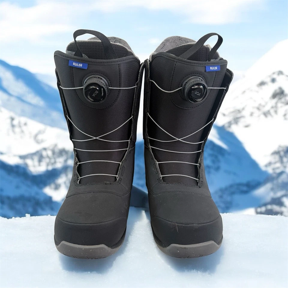 Botas de Snowboard Burton Ruler BOA Masculinas Tamanho 14 Impressão Preta 2 Moldáveis a Calor - Imagem 4 de 4