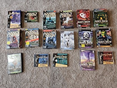 Lot Of 17 PC Games - Nancy Drew Myst Collection - Some New And Some Used, Read 