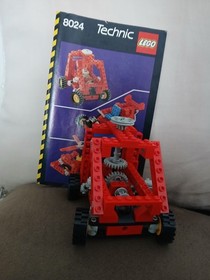 LEGO 8024 Technic Universal Building Set Completed Red Vehicle And Manual 
