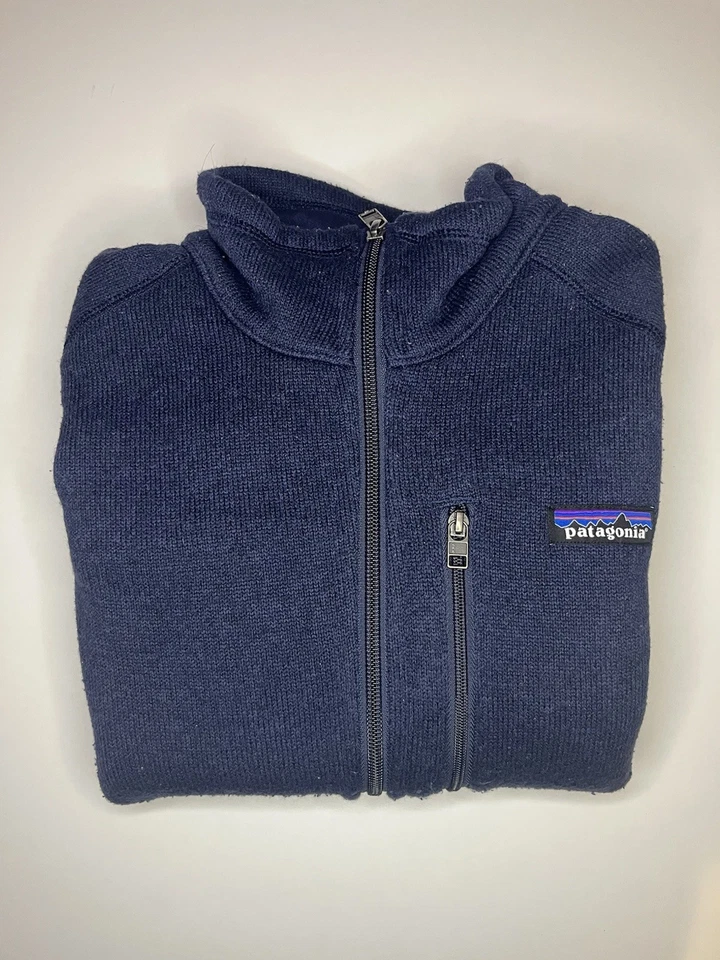 Para hombres Patagonia Better Suéter Medio Azul Cremallera Completa Polar Chaqueta Informal 25528 Foto 2 de 4