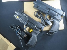 Virtua gun Sega Saturn SS 2 gun controller house dead cop Japan game games boxed