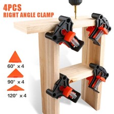 90° Right Angle Clamps Corner Clamp Tools For Wood-working 4Pcs
