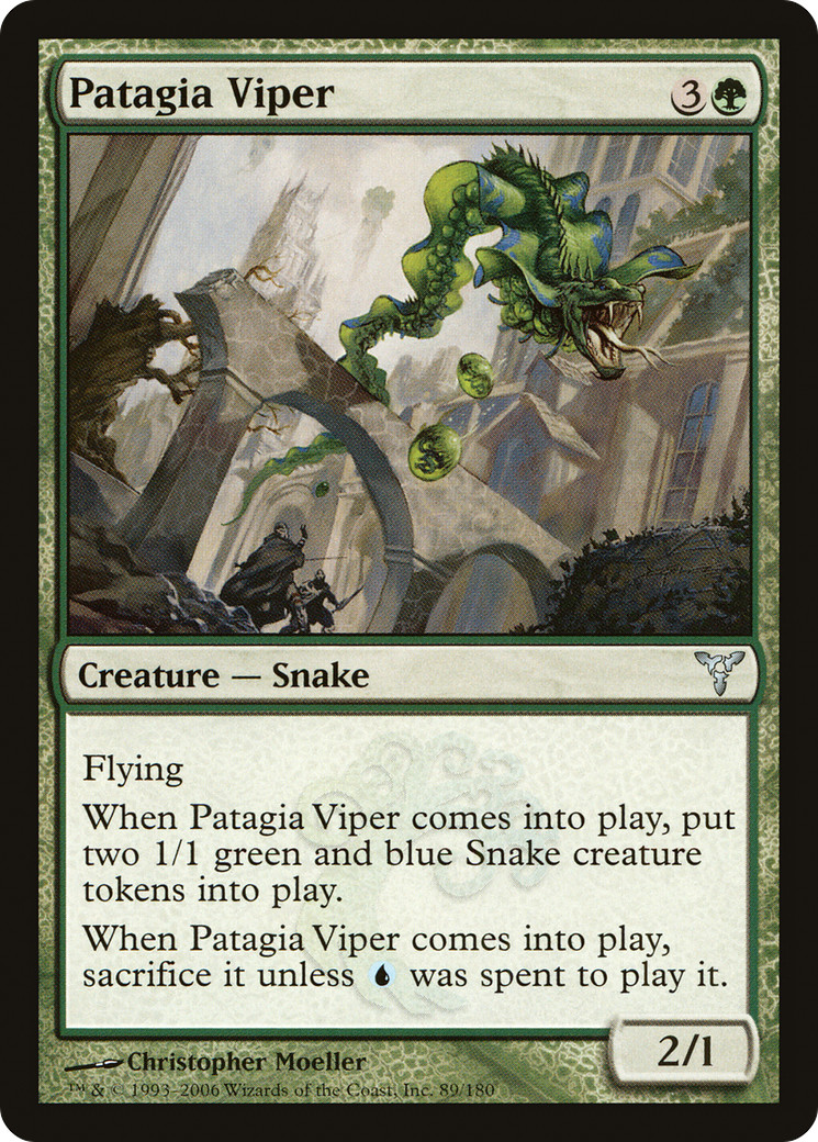 Patagia Viper (89) Dissension MTG Magic the Gathering NM