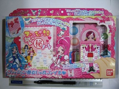 Rare Discontinued Heartcatch Precure Fashion Club Fashionable File Pretty Cure F