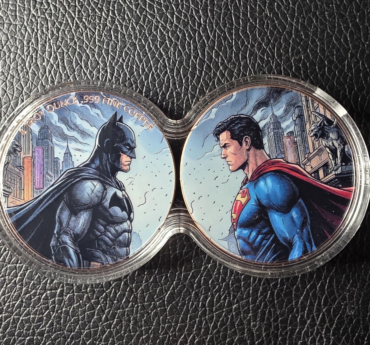 BATMAN vs SUPERMAN 2×1oz 銅メダル Dual Battle Sets Series 2 x 1 oz Batman vs Superman Copper Medals