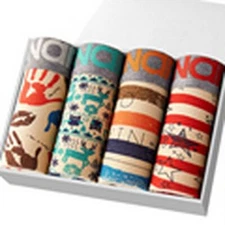 Sexy Cotton Boxershorts Seamless Panties Boxers Men Underwear Underpants 4Pcs Se