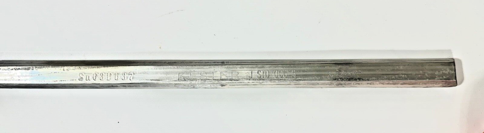 GENUINE KESTER SOLDER 63/37, 0.015 (0.6mm) ROSIN CORE, 30 FEET + FLUX