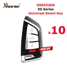 10x XHORSE XSDFX2EN XS Series Universal Smart Key 4 Buttons Support MQB48 MQB49