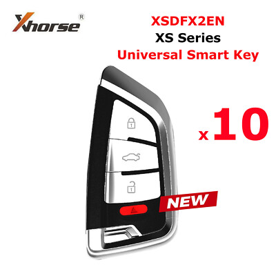 10x XHORSE XSDFX2EN XS Series Universal Smart Key 4 Buttons Support MQB48 MQB49