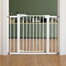 Babelio Baby Gate for Doorways and Stairs, 26''-40'' Auto Close Dog/Puppy Gate,