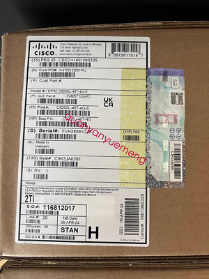 C9200L-48T-4G-E cisco switch new  via FedEx or DHL