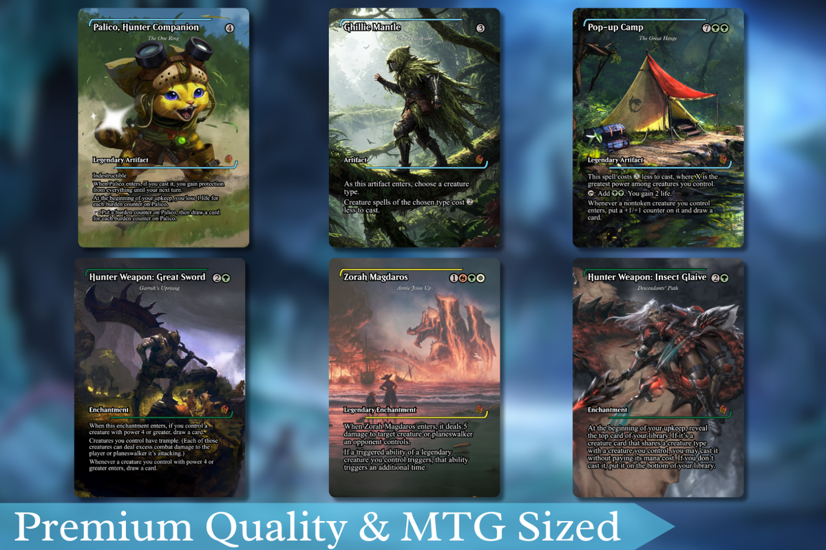Monster Hunter Dinosaur Commander MTG Alt-Art Deck. Ready to Play! | eBay Monster Hunter Dinosaur Commander MTG Alt-Art Deck. Ready to Play! | eBay