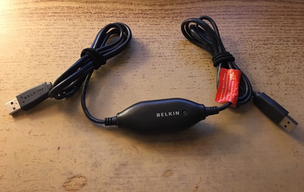 BELKIN EASY TRANSFER CABLE FOR WINDOWS F5U258 P47660A USB 2.0 eBay