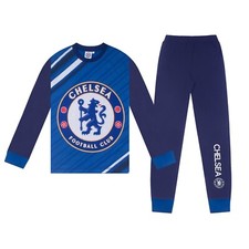 Chelsea FC Boys Girls Short Pyjamas CFC Summer Football Pjs Official Merchandise
