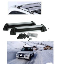 BARRE PORTATUTTO ALLUMINIO MITSUBISHI PAJERO V80 3P. ANNO 2015+PORTASCI 4 PAIA