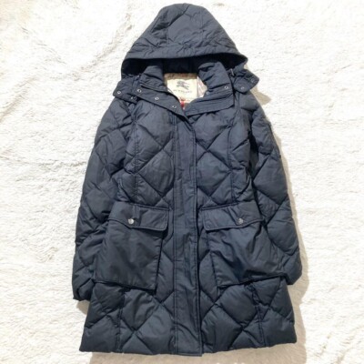 BURBERRY 】BURBERRY Down Coat Black Nova Check | eBay