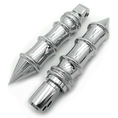 Spike Bamboo Passenger Footpeg For Harley 18-later Softail Fat Boy 114 FLFBS