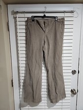 Eddie Bauer Womens Tan Corduroy Trouser Pants Size 10 NWOT Originally 69