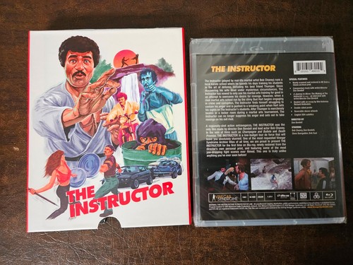 The Instructor blu ray w/ slipcover NEW SEALED Bob Chaney Vinegar Syndrome - Imagen 3 de 4