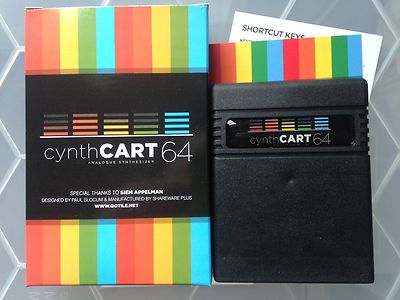 cynthCART 64 v2 Analogue Synthesizer with Midi Support for Commodore 64  -[F03]