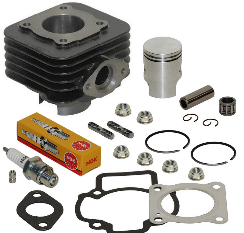 Piston renforcé et cage à aiguilles performance pour Vespa et Liberty