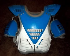 ACERBIS RACING BLUE MOTOCROSS CHEST PROTECTOR PADS ADULT  ITALY VINTAGE MX GEAR
