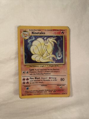 First Edition Ninetales 12/102 Holo (Ungraded) | eBay