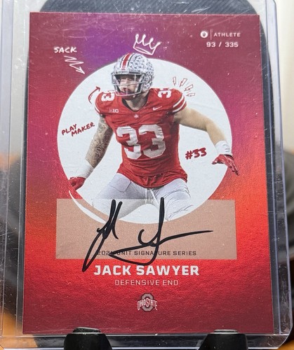 2024 Onit Athlete Football Card – Ohio State Buckeyes #B-87 Ty Hamilton Collector’s Edition