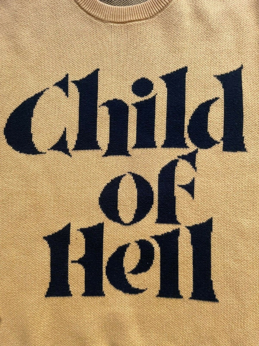 Supreme Child of Hell Sweater 2015 Medium Yellow Box Logo Supreme Child of Hell Sweater 2015 Medium Yellow Box Logo