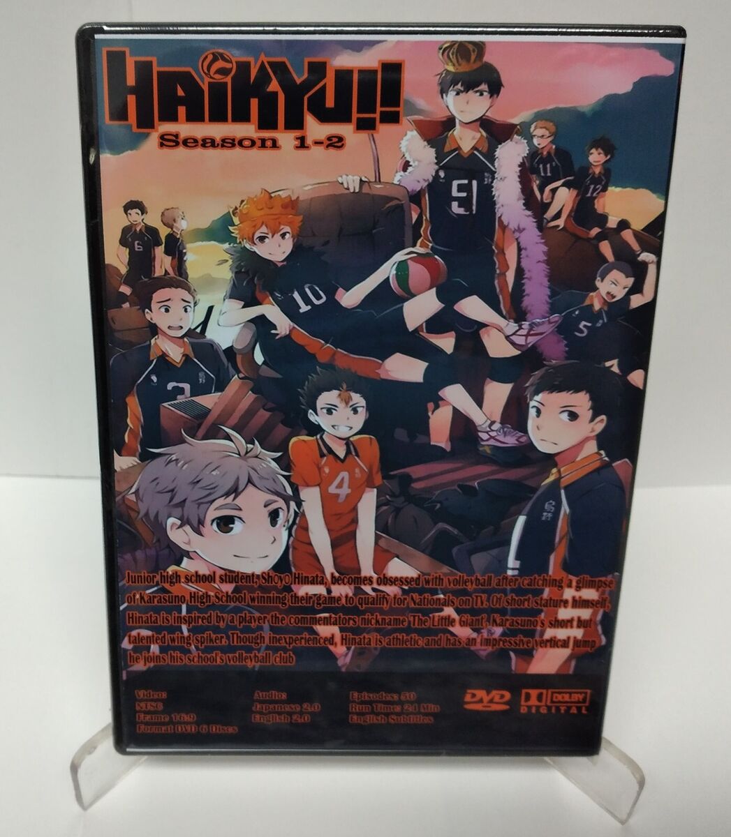 ANIME, HAIKYUU!! 1ST,2ND,3RD,4TH,1-85 EPISODES, 10 DVD, ENG-AUDIO,2  BOXES.2021