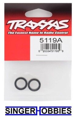 Traxxas 5119a Ball bearings black rubber sealed 10x15x4mm (2) NEW