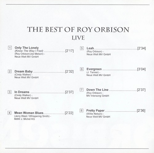 ROY ORBISON The Best Of Roy Orbison CD Album 2001 WIE NEU Oh, Pretty Woman Rock - Picture 5 of 7