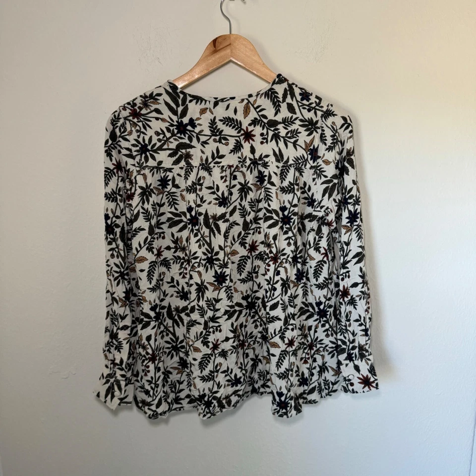 Blusa AG Para Mujer SM Multicolor Floral Western Clásica Campesina Foto 4 de 4