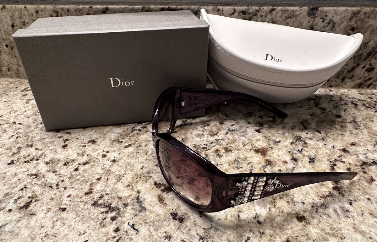 Christian Dior Limited Edition Sunglasses 609J8 Purple Crystal