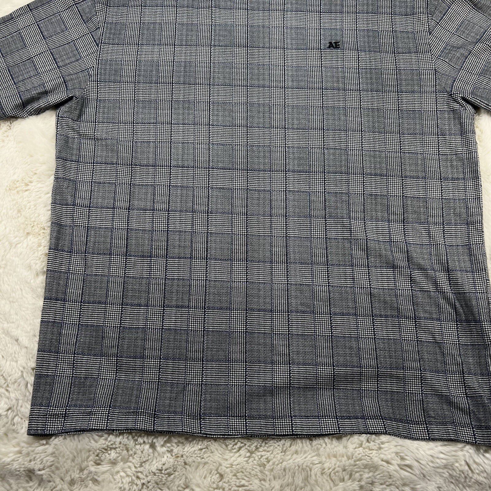 American Eagle Houndstooth Pattern  Short Sleeve … - image 4