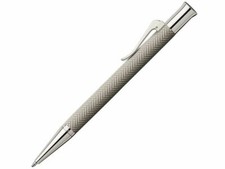 Graf Von Faber Castell Light Grey Guilloche Cisel&eacute; Ballpoint Pen (#146732)