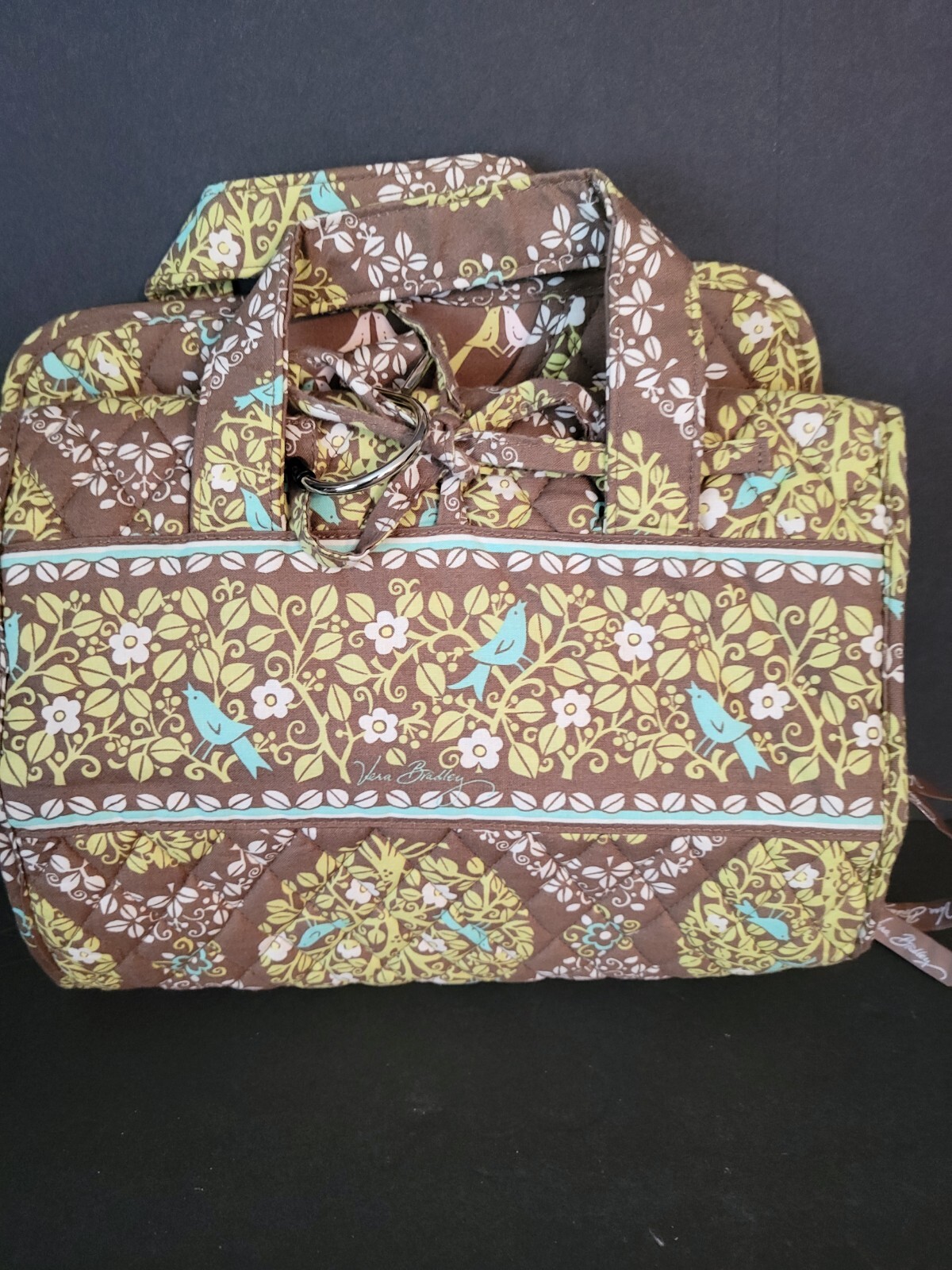 Vera Bradley Fold Up Hanging Travel Cosmetic Jewelry … Gem