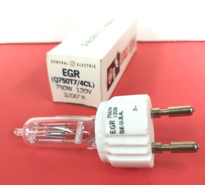 EGR Q750T7/4CL 750W 120V Photo Stage Projection LIGHT BULB Studio LAMP GE 39190