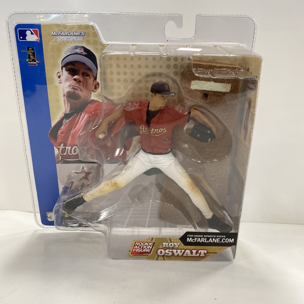 MCFARLANE'S SPORTSPICKS ROY OSWALT フィギュア Roy Oswalt Mcfarlane Sportspicks MLB Series 3 Red Jersey Houston