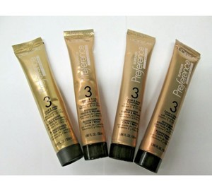 New L'Oreal Preference Color & Shine Conditioner 4 tubes 1.86 fl oz