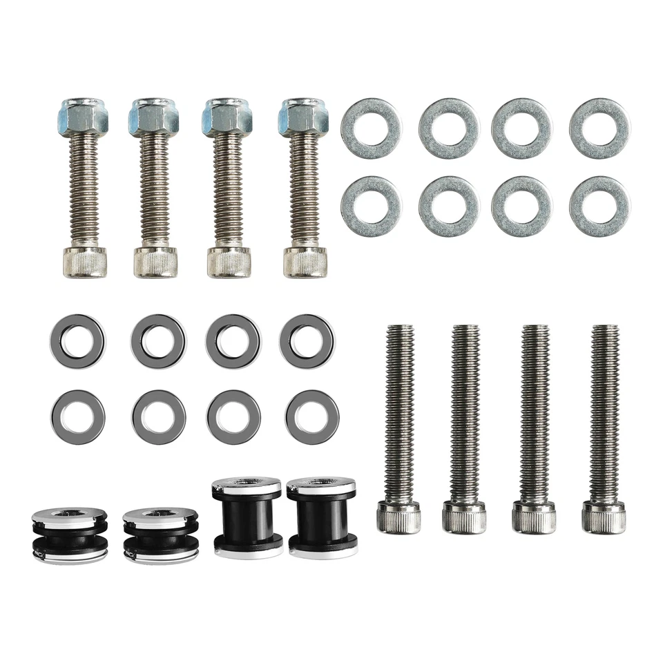 Sissy Bar Docking Hardware Kit Fit For Harley Softail Fat Boy Deluxe FLST 08-17 - Image 4 of 4