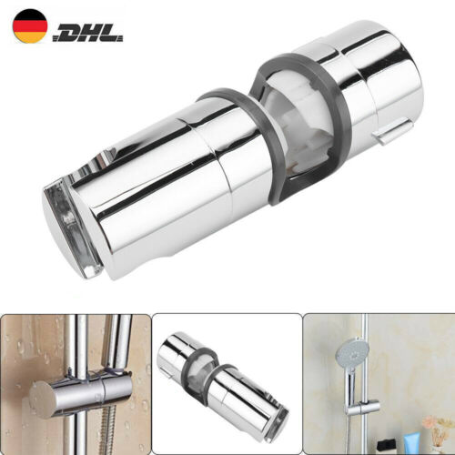 20-25mm Universal Verstellbar Duschkopfhalterung Halter Poliert Chrom für Stange - Bild 3 von 13