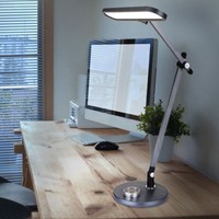Tischleuchte Tischlampe Wohnzimmerleuchte Led Leselampe Beweglich Dimmbar H 53Cm