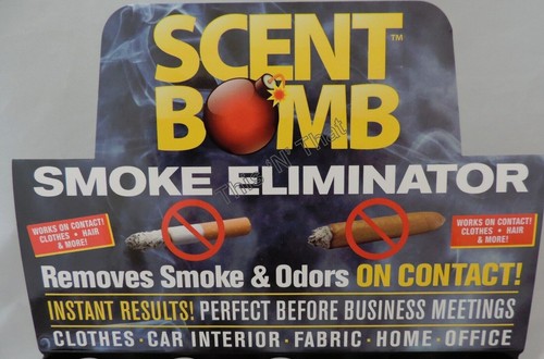 Scent Bomb Smoke Odor Eliminator, Car Clothing Home air freshener 2 oz.2 Bottles - Picture 3 of 4