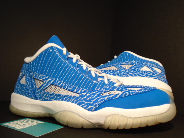 07 Nike Air Jordan XI 11 Retro Low ARGON BLUE ZEST WHITE CEMENT 306008-471 11.5 | eBay