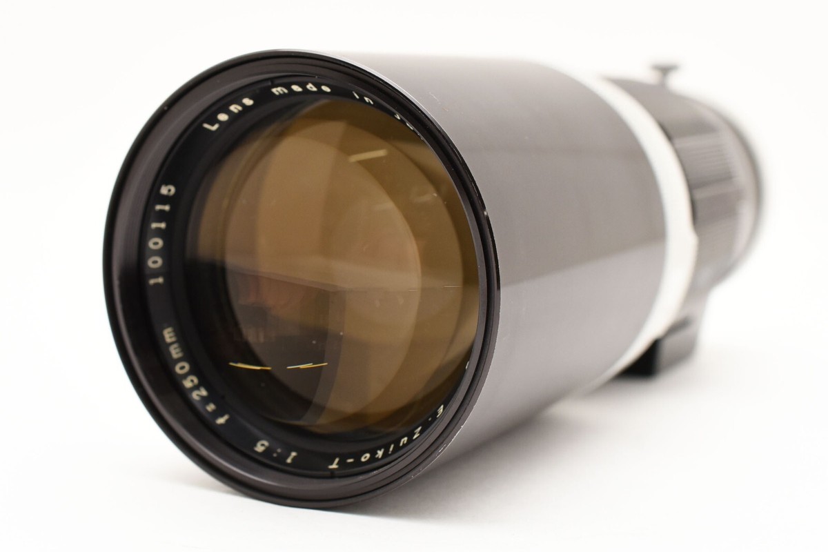 Olympus E.Zuiko-T 250mm f/5 MF Telephoto Lens Pen F FV FT