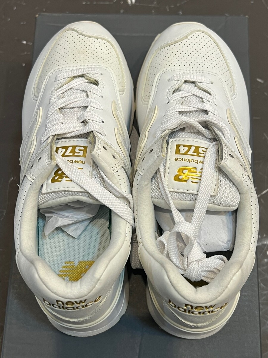 New Balance 574 Classic Women's Sneakers Casual D White [US:6.5